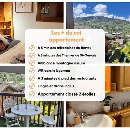 Ski Ou Thermes? Un Appt Cabine Avec Vue Magnifique Saint-Gervais-les-Bains Buitenkant foto