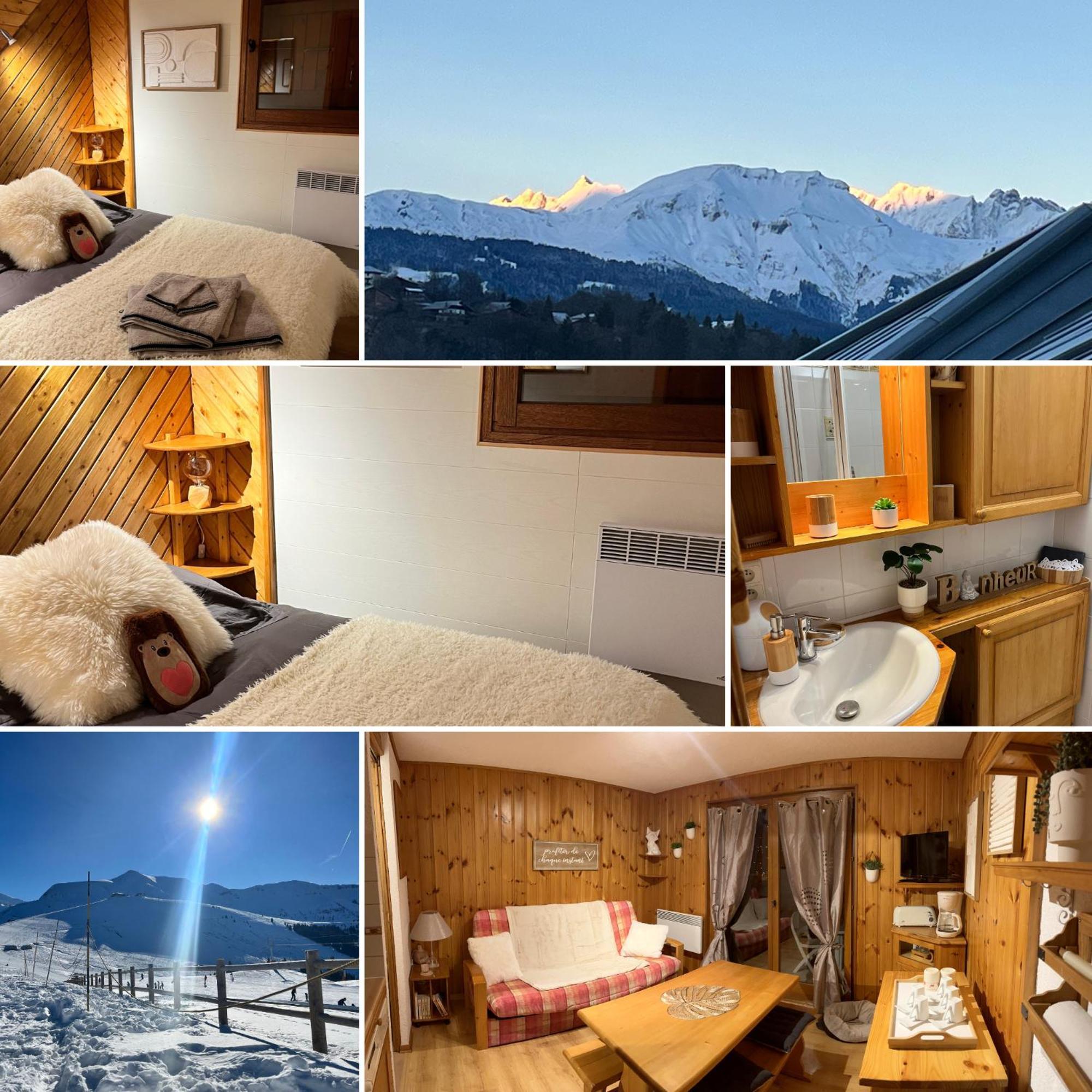 Ski Ou Thermes? Un Appt Cabine Avec Vue Magnifique Saint-Gervais-les-Bains Buitenkant foto