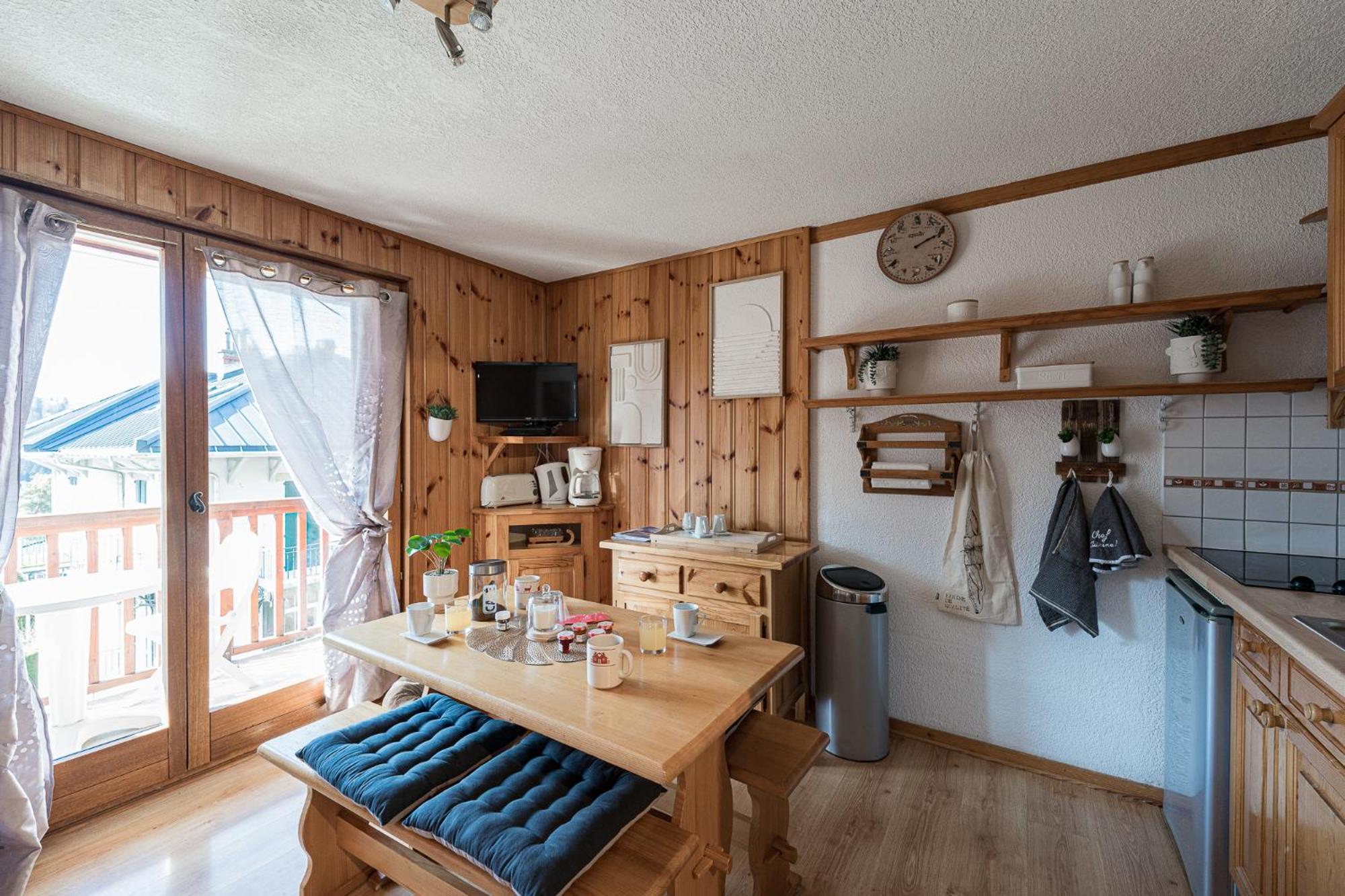 Ski Ou Thermes? Un Appt Cabine Avec Vue Magnifique Saint-Gervais-les-Bains Buitenkant foto