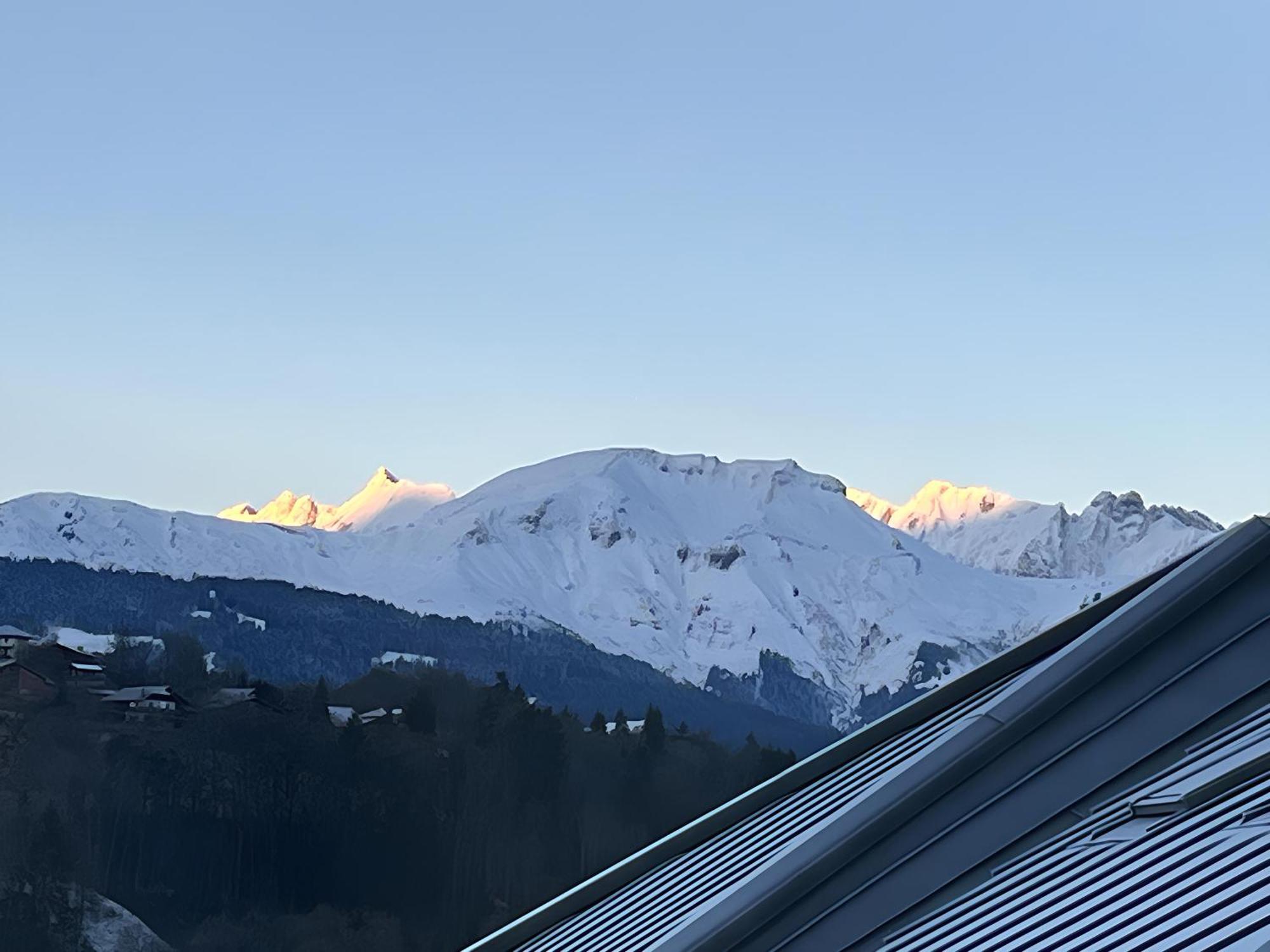 Ski Ou Thermes? Un Appt Cabine Avec Vue Magnifique Saint-Gervais-les-Bains Buitenkant foto