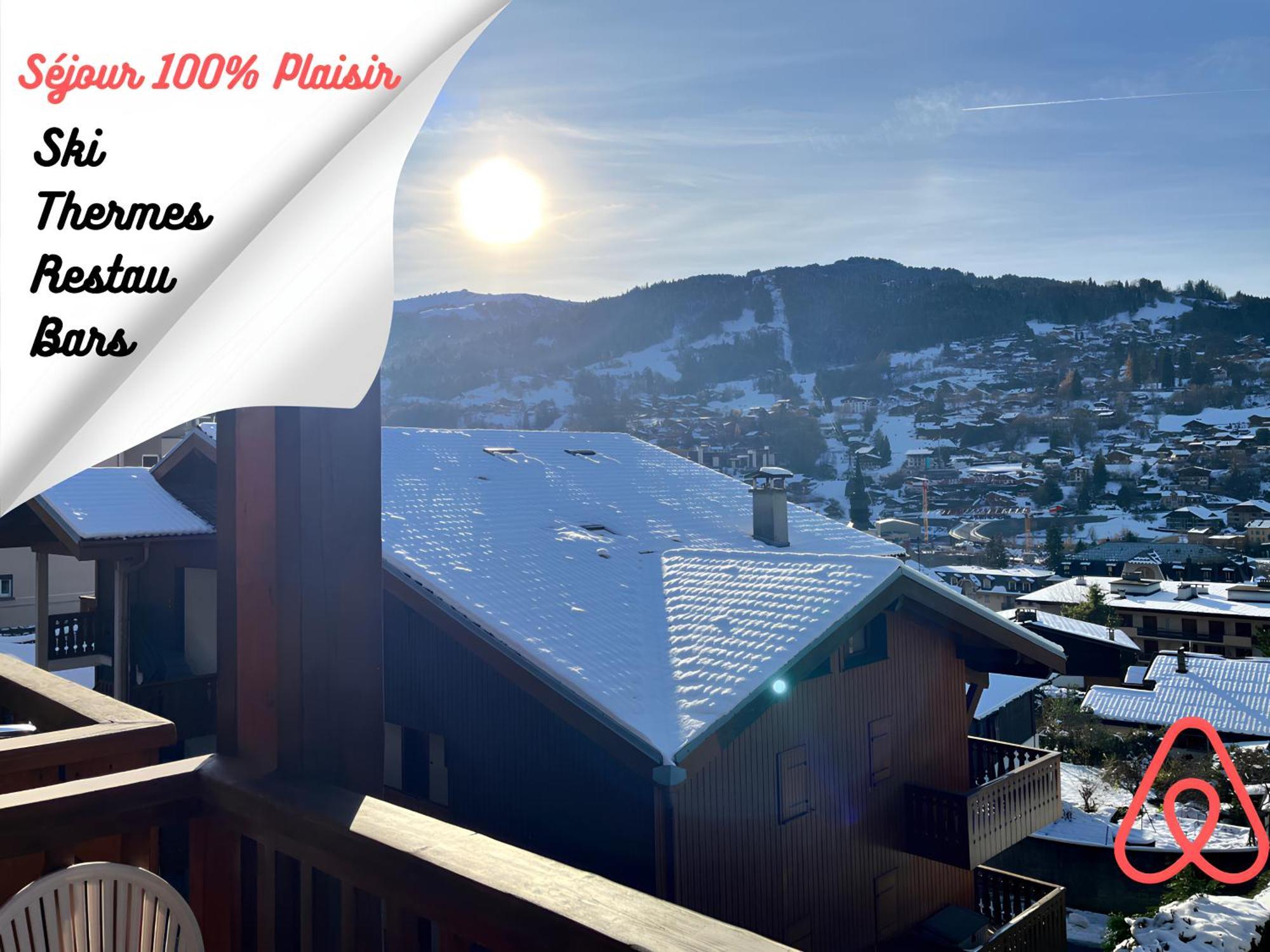 Ski Ou Thermes? Un Appt Cabine Avec Vue Magnifique Saint-Gervais-les-Bains Buitenkant foto